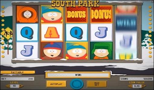 South Park Fruit Machine