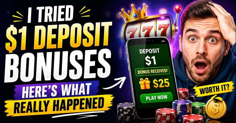 $1 Deposit Bonuses